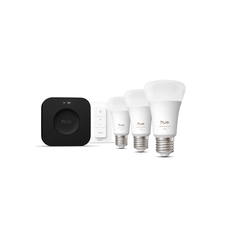 Philips Hue Starter set: 3 smart E27 bulbs