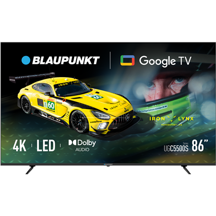 Blaupunkt LED TV | 86UGC5500S | 86 | Smart TV | Google TV | UHD | Black