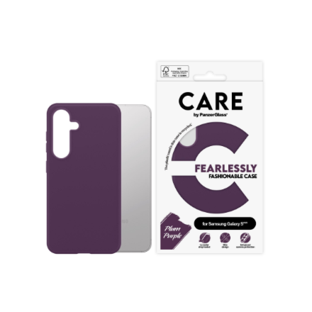 Etui CARE by PanzerGlass Fashion do Samsung Galaxy S25 fioletowy | PanzerGlass