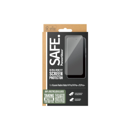SAFE.PanzerGlass Screen Protector Xiaomi Redmi Note 14 Pro|14 Pro+|13 Pro+|Ultra-Wide Fit | PanzerGl