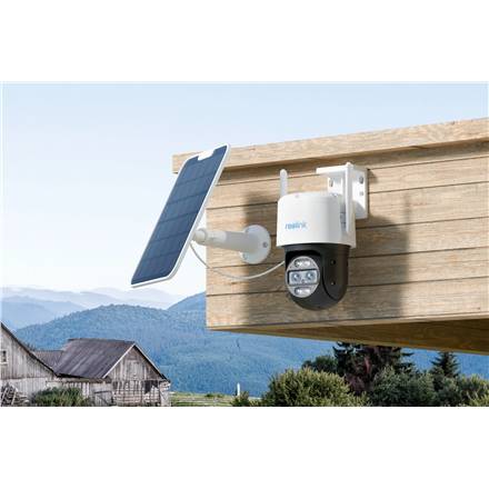 Reolink 4G LTE Dual-Lens Battery Security Camera | Trackmix Series G770 | PTZ | 8 MP | F2.8mm/F1.6