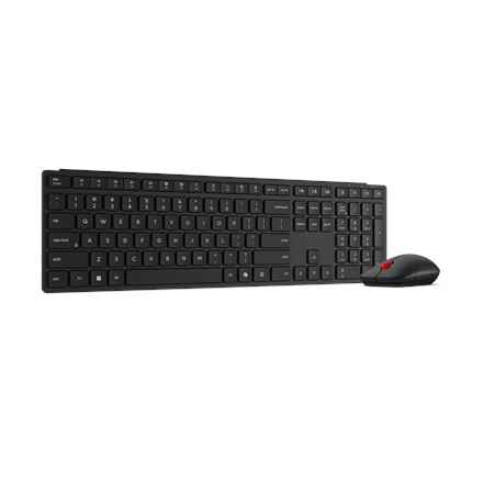 Lenovo Multi-Mode Pro Combo Keyboard and Mouse 6000-US Euro | Keyboard and Mouse Set | Wireless | Mo
