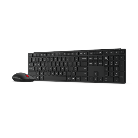 Lenovo Multi-Mode Pro Combo Keyboard and Mouse 6000-US Euro | Keyboard and Mouse Set | Wireless | Mo