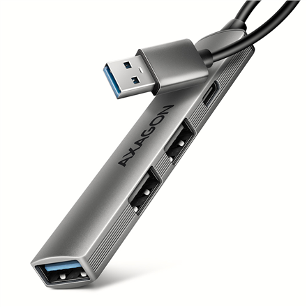AXAGON ALU STRIP USB-A 4 port hub | HUE-STA