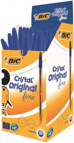 Bic Tušinukas Cristal Fine 0.3 mm, mėlynas, pakuotėje 50 vnt. 134478