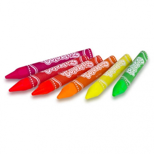 Vaškinės kreidelės Colorino Kids 6 spalvų