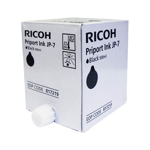 Ricoh JP-7 (817219) Ink Cartridge, Black