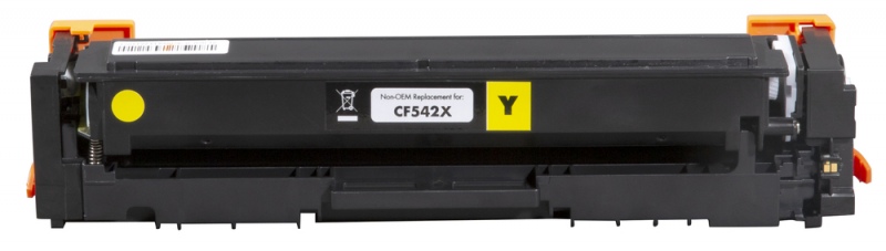 Neoriginali Static Control HP No.203X (CF542X)/Canon CRG-054HY Nauja mikroschema, geltona kasetė