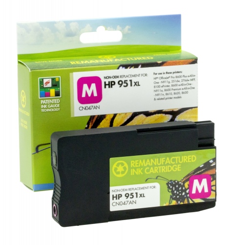 Neoriginali Static Control HP 951XL (CN047AE) Nauja mikroschema, purpurinė kasetė