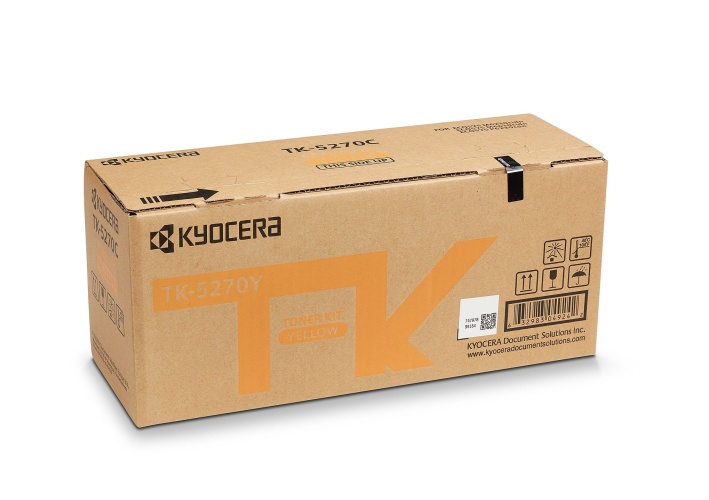 Kyocera TK-5270Y Toner Cartridge, Yellow