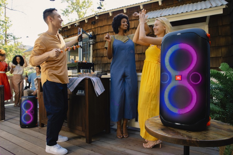 JBL PartyBox 110 Nešiojama garso kolonėlė, Wireless, Bluetooth, Juoda