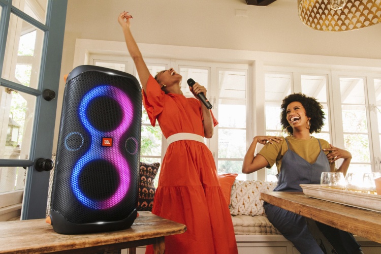 JBL PartyBox 110 Nešiojama garso kolonėlė, Wireless, Bluetooth, Juoda