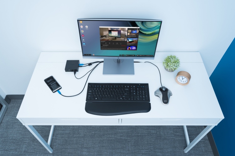 Pelė su rutuliniu manipuliatoriumi Kensington Orbi Wired Trackball Optical