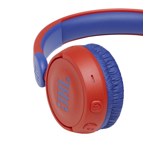 JBL JR 310BT Vaikiškos belaidės ausinės, Bluetooth, Raudona