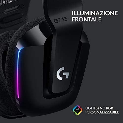 Bevielės žaidimų ausinės Logitech G G733 LightSpeed