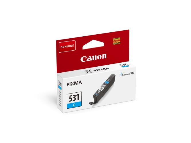 Canon CLI-531C (6119C001) Rašalinė kasetė, Žydra