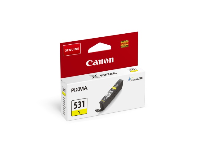 Canon CLI-531Y (6121C001) Rašalinė kasetė, Geltona