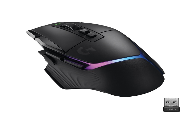 Belaidė pelė Logitech G G502 X Plus Dešinioji RF optinė 25600 DPI