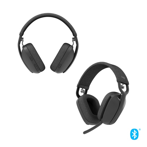 Logitech Zone Vibe 100 ausinės, belaidės, Bluetooth, grafito spalvos