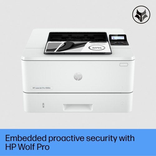 HP LaserJet Pro 4002dn Spausdintuvas lazerinis nespalvotas A4 40 ppm USB Ethernet LAN
