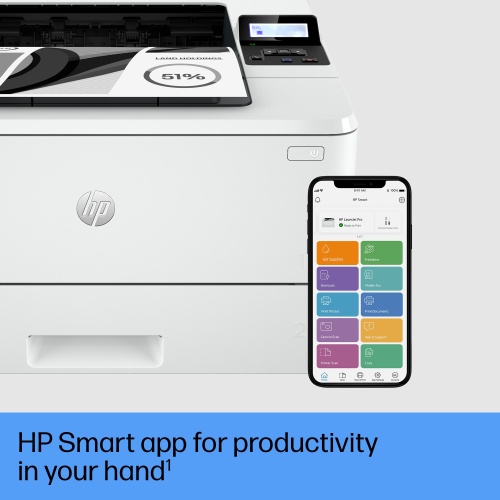 HP LaserJet Pro 4002dn Spausdintuvas lazerinis nespalvotas A4 40 ppm USB Ethernet LAN