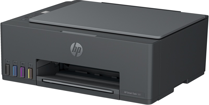 HP Smart Tank 581 AiO Spausdintuvas rašalinis spalvotas MFP A4 12 ppm USB Wi-Fi Bluetooth
