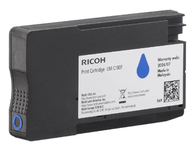 Ricoh IJM C180F (408518) Lazerinė kasetė, Žydra