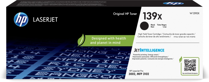 HP 139X (W1390X) kasetė lazeriniams spausdintuvams, Juoda (4000 psl.)