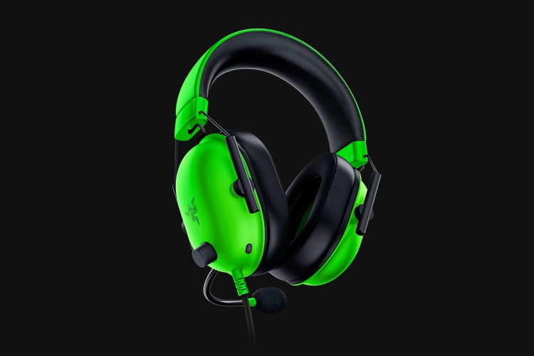 Razer BlackShark V2 X Laidinės žaidimų ausinės, Žalia/Juoda