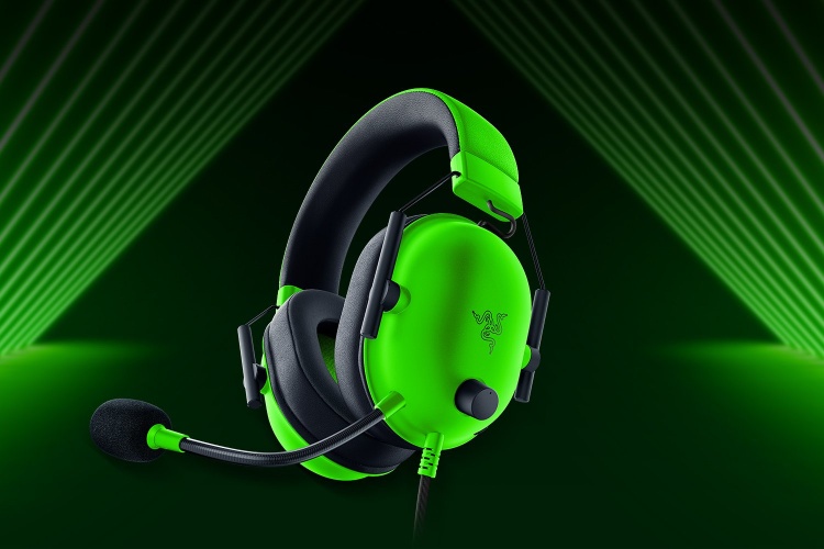 Razer BlackShark V2 X Laidinės žaidimų ausinės, Žalia/Juoda