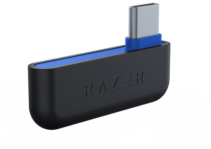 Belaidės žaidimų ausinės Razer Kaira for Playstation, USB Type-C Bluetooth, Juoda/Mėlyna/Balta