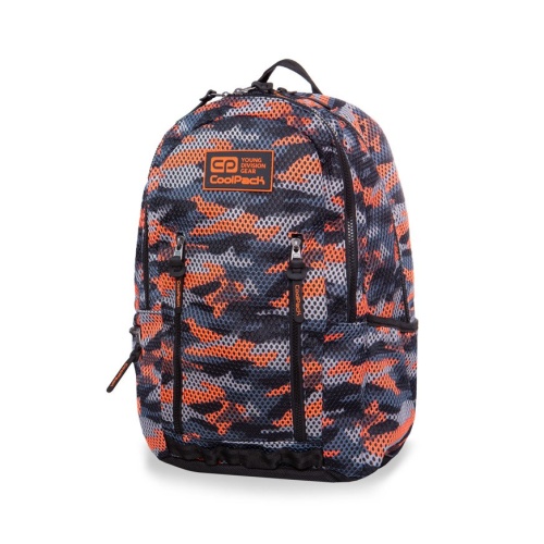 Kuprinė CoolPack Impact II Camo Mesh Orange