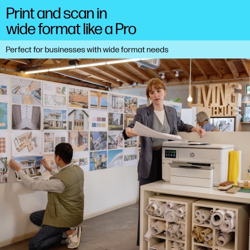 HP OfficeJet Pro 9730e Spausdintuvas rašalinis spalvotas MFP A3 22 ppm USB Wi-Fi Ethernet LAN
