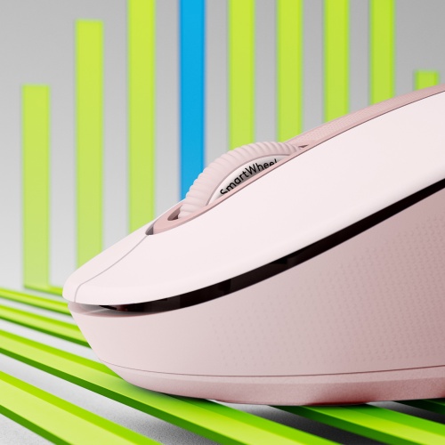 Pelė belaidė Logitech Signature M650 (910-006254) RF Wireless+Bluetooth Optical 2000 DPI, Rose