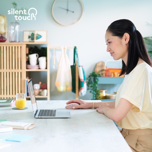 Pelė belaidė Logitech Signature M650 (910-006254) RF Wireless+Bluetooth Optical 2000 DPI, Rose