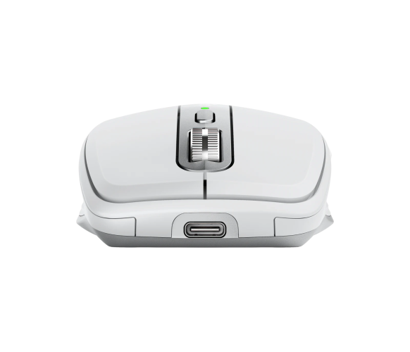 Belaidė pelė Logitech MX Anywhere 3S - RF Wireless + Bluetooth, Laser, 8000 DPI, Pale Grey (White)