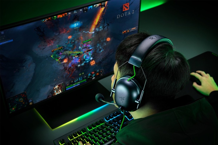 Laidinės žaidimų ausinės Razer RZ04-03240100-R3M1 BlackShark V2 X Žalia/Juoda