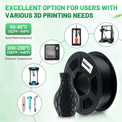 CoLiDo 3D PLA Filament Green 1.75mm Diameter, 1KG