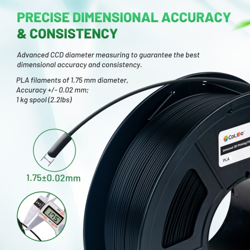 CoLiDo 3D PLA Filament Blue 1.75mm Diameter, 1KG