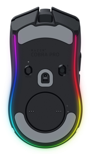 Razer Cobra Pro Žaidimų pelė belaidė, RF Wireless + Bluetooth + USB Type-C, Optical 30000 DPI, Juoda