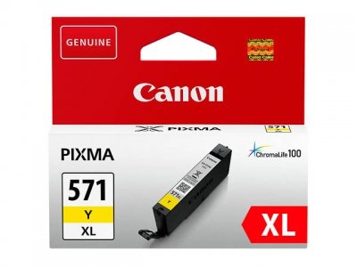 Canon CLI-571XLY (0334C001), geltona kasetė