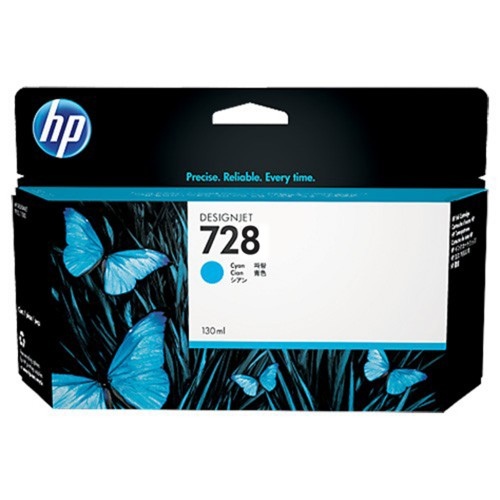 HP 728 (F9J67A) Rašalinė kasetė, Žydra