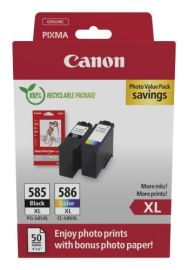 Canon PG-585XL/CL-586XL (6204C005) Photo value pack Rašalinių kasečių komplektas, BK/CMY