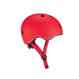 Globber Helmet Go Up Lights Red
