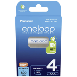 Panasonic Rechargeable Batteries ENELOOP BK-4MCDE/4BE AAA
