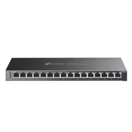 TP-LINK etStream 16-Port Gigabit Smart Switch with 8-Port PoE+ TL-SG2016P Web managed