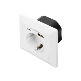 Digitus Safety Plug for Flush Mounting with 1 x USB Type-C