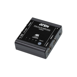 Aten | 3-Port True 4K HDMI Switch | VS381B | Input: 3 x HDMI Type A Female; Output: 1 x HDMI Type A
