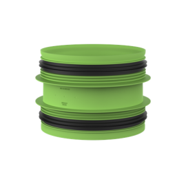 DUCO Connection Piece with Joint D160/D160 (M/M)