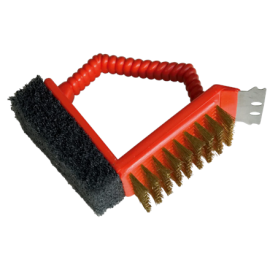 Barbecook 3-in-1 brush red (24pcs/disp) BC-ACC-7064